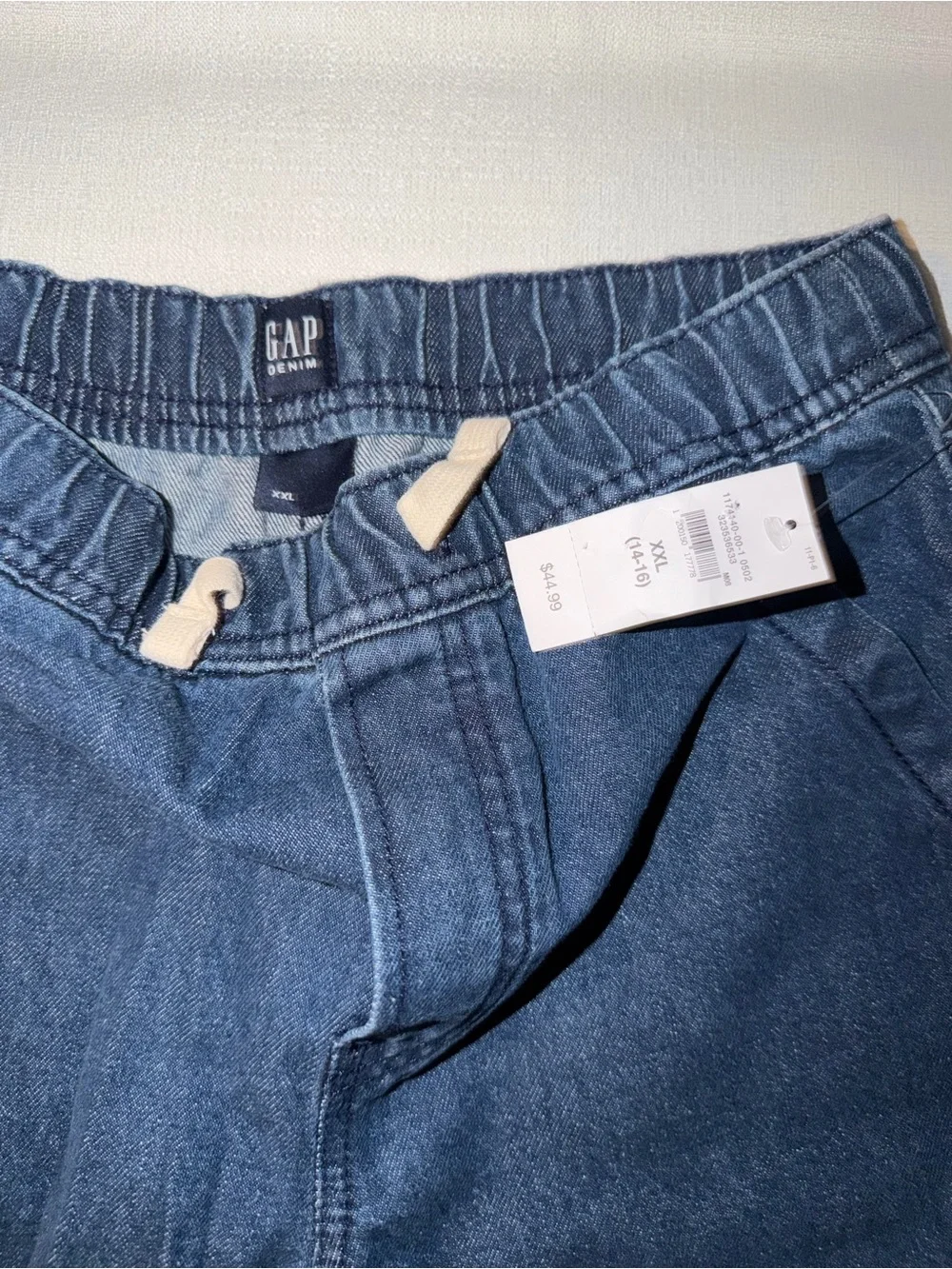 GAP Kids Royal Blue Jogger Bottoms and Denim Shorts 14/16 NEW